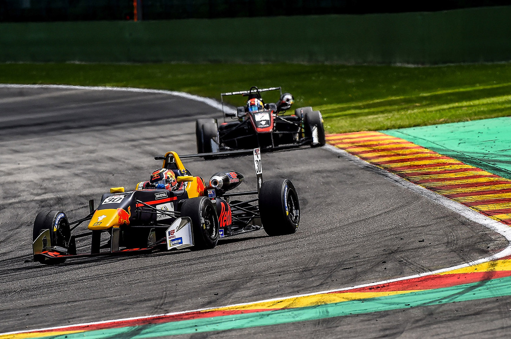 Lawson crashes out of the lead at Spa 10th June Turners